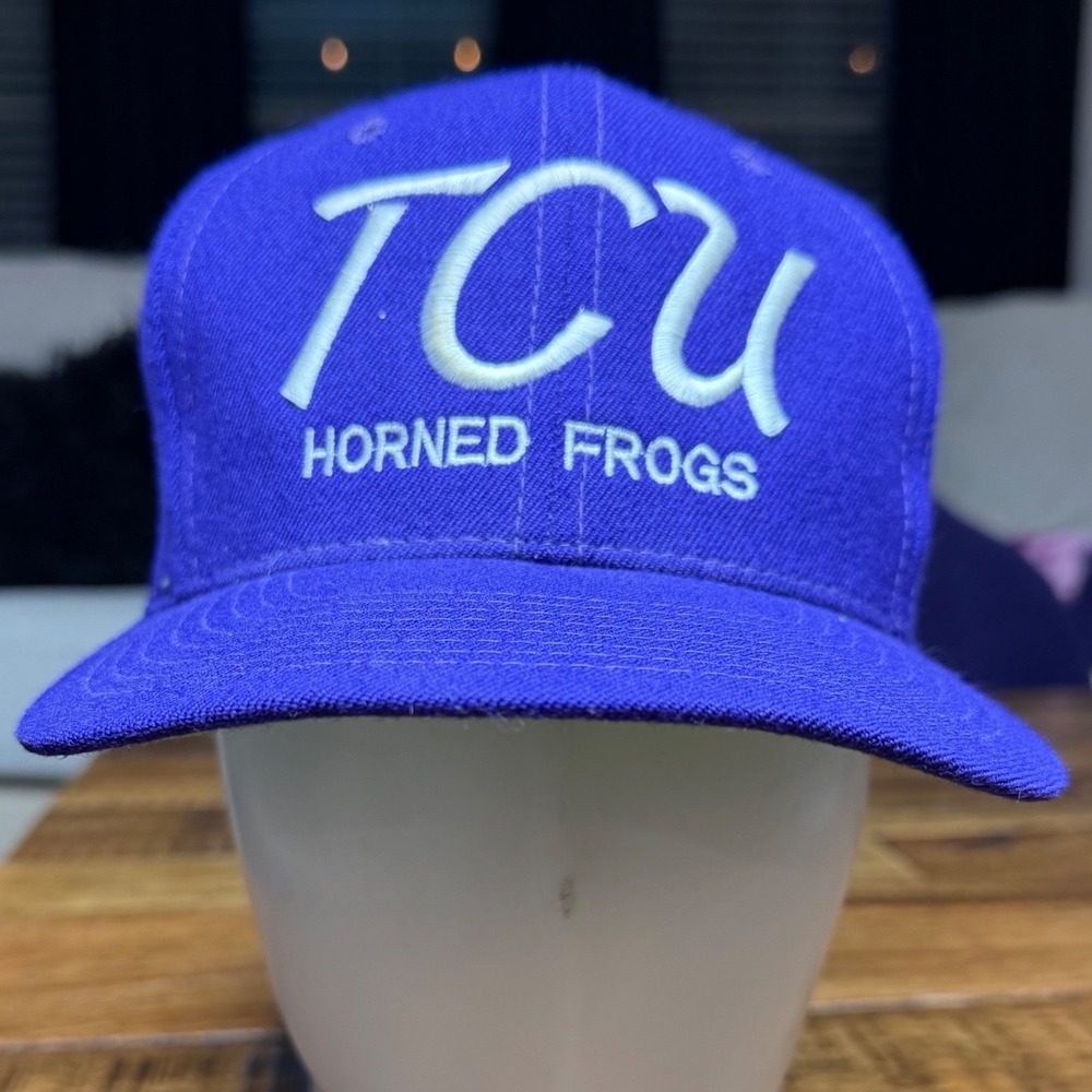 Sports Specialties Vintage TCU Horned Frogs Hat 90s EUC